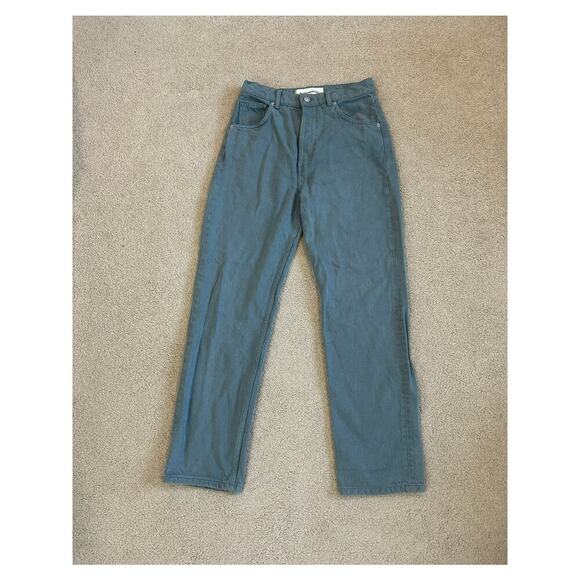 Reformation Cynthia Jeans in Proto Light Blue Denim High Waist Casual Size 27 - Picture 1 of 7